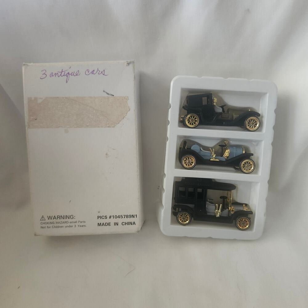 3 Antique 3 Inch Cars Readers Digest Roadster